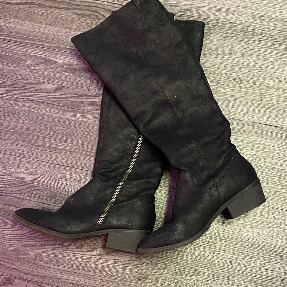 MIA Black Over the Knee Boots